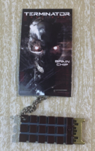 Terminator Genisys Endoskeleton T-800 Brain Chip Cpu Prop Replica Key Chain New - £5.79 GBP