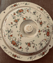 Vintage 2 PC Covered Porcelain Divided Dish Japan made 12&quot; x 2.5&quot; - £18.12 GBP
