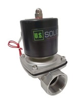1  1/4&quot; Stainless Steel Electric Solenoid Valve 12V DC Normally Closed - £26.06 GBP