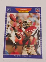 Jerry Rice San Francisco 49ers 1989 Pro Set Card #383 - £0.97 GBP