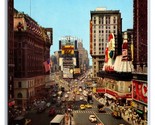 Times Square Street View 1953 New York City NY Chrome Postcard R8 - $3.51