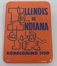 1950 Fighting Illini Homecoming Button Pin Ribbons - University of Illinois UIUC - £76.88 GBP