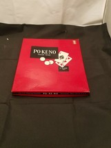 Vintage POKENO PO-KE-NO US Playing Card Game with 12 Boards &amp; Chips Comp... - $11.11