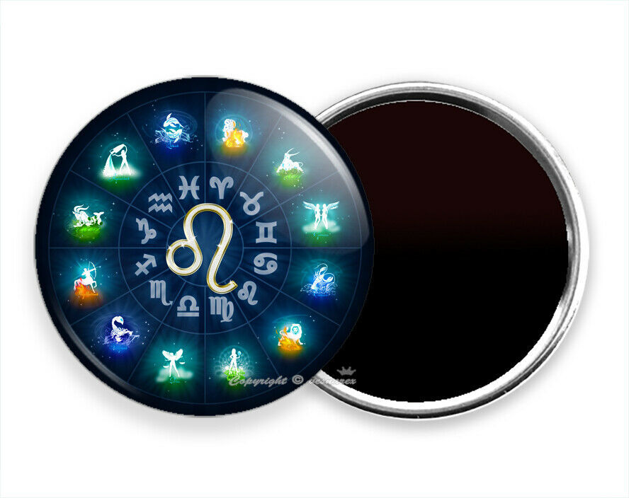 LEO ZODIAC HOROSCOPE LUCKY ASTROLOGY SIGN FRIDGE REFRIGERATOR MAGNET GIFT IDEA