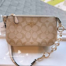 NWT Coach Nolita 19 In Blocked Signature Canvas CA444 plus extended Pear... - $217.70 CAD
