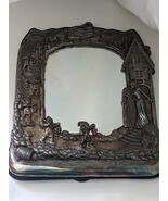 Neige Blanc 7 Nains Photo Cadre Miroir Repousse 925 Argent Sterling 15.5 - $24,374.80 MXN