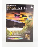 Bell Howell 2 Mode Solar Color Changing Wall Fence Led Lights 4 Pack - $39.71 CAD