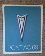 Vintage 1969 Pontiac Catalog Pretty Table Top Wall Hang Collectible Decorative - $29.99