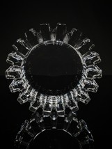 Large Size  Glass Sprocket  Ashtray Measures 7" diameter by 1.75" H image 8