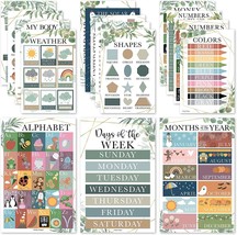 Greenery Educational Posters | Set of 16 | Classroom Supplies - $30.00