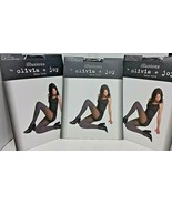 3x Olivia + Joy New York Women&#39;s Pantyhose All in One/over the knee Blac... - €27,95 EUR