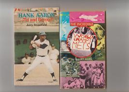Hank Aaron &amp; NY Mets two vintage baseball pbs - £11.15 GBP