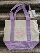 Trader Joe&#39;s NEW  RARE Embroidered  PASTEL MINI CANVAS REUSABLE 1 TOTE B... - $34.64