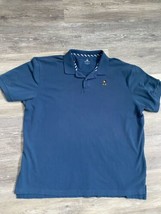 Disney Parks Mickey Mouse Light Blue Cotton Mens Short Sleeve Polo Shirt SZ XXXL - £14.20 GBP
