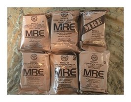 Andrews Corner 6 Packs Vegetarian Meal Ready To Eat (MRE) Military Issue... - £59.94 GBP