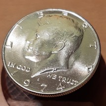 Half ½ Dollar Kennedy Clad 1974 D Denver Year Mint 50C KM# A202b Nice - £2.39 GBP