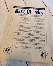 1955 Frank Sinatra Music of Today Songbook - £15.83 GBP