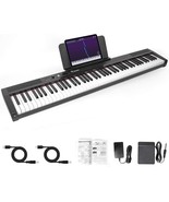 Kmise Digital Piano 88 Key Full Size Semi Weighted Electronic, And Midi. - $129.92