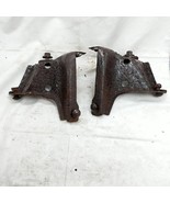 2x GM 1969-1970 Pontiac Grand Prix LH RH Rear Steel Bumper Mounting Brac... - $69.33 CAD