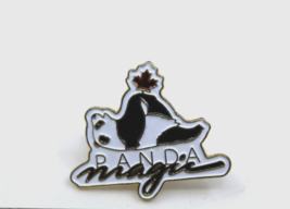Calgary Zoo Panda Bear Magic Animal Maple Leaf Collectible Pin Pinback Vintage - £11.75 GBP