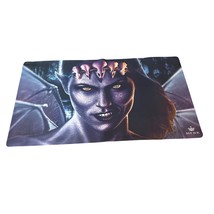 Black Fairy Gaming Desk Mat Pad Demon Design By Merk Studios - 24&quot;x14&quot; W... - $13.58