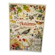 Cobble Hill Jigsaw Puzzle Autumn Nature Birds Plants Edwardian Lady 1000... - $29.95