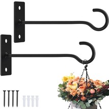 Plant Hooks 2Pack Hanging Plant Bracket 6inch Metal Plant Hanger Decorat... - £55.76 GBP