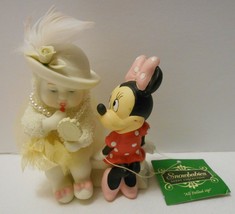 Dept 56 Snowbabies &amp; Disney Minnie Mouse All Dolled Up Christmas Ornament - £26.33 GBP
