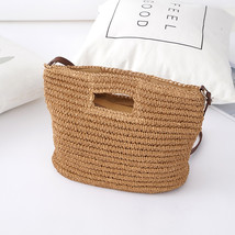 Large Capacity Beach Shopping Bags Luxury Designer Rattan Woven Shoulder Bag Wom - £22.19 GBP