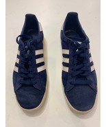 Adidas Originals Campus Suede Navy Blue &amp; White Shoes Sneakers  Mens 11.5 - $39.59