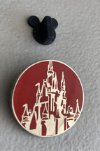 Disney Pin Cinderella Castle Red Trading - $7.91