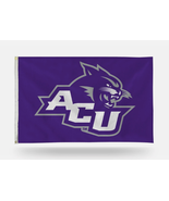 Abilene Christian Wildcats Purple Background Team Logo Flag 3x5 FT - $34.19 CAD