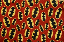Sewing Cotton Quilting Fabric Batman DC Comics Batlight Brick Wall 90x44 - $24.74