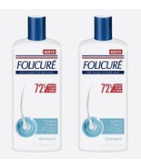 2 x folicure shampoo control caspa caida biotina crecimiento 700ml each - £19.57 GBP