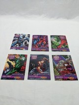 Lot Of (6) Marvel Overpower Seperation Anxiety Cards 1-2, 4-7 - £16.80 GBP