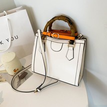 Designer Bamboo Handle Women Handbag Designer Crossbody Bags for Women High Qual - £44.20 GBP