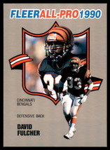 1990 Fleer All-Pro #18 David Fulcher Cincinnati Bengals - £1.59 GBP