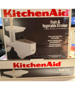 KITCHENAID FGA FOOD GRINDER + FVS FRUIT VEGETABLE STRAINER + FOOD TRAY F... - $148.48