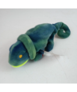Vintage 1993 Ty Teenie Beanie Babies Iggy The Iguana 6&quot; Bean Bag Plush W... - $94.76 CAD