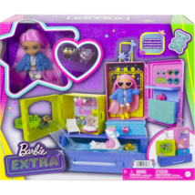 Barbie Extra Pets &amp; Minis Playset with Exclusive Doll, 2 Puppies &amp; Accessories - £34.95 GBP