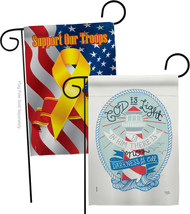 God is Light - Impressions Decorative Support Our Troops Garden Flags Pack GP103 - $30.97