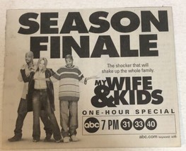 My Wife &amp; Kids TV guide Vintage Print Ad Damon Wayans Tisha Campbell Tpa5 - $5.93