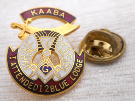 KAABA I ATTENDED 12 BLUE LODGE SHRINE MASON R/G Award Systems Fresno  La... - £10.20 GBP
