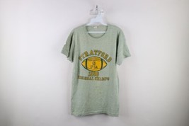 Vtg 80s Champion Mens Medium 1980 Regional Champs Stratford Football T-Shirt USA - £35.44 GBP