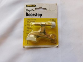 Stanley Tools 76-6310 CD7090 Hinge Pin Doorstop Bright Brass Finish NOS - $24.74