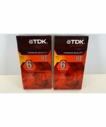 Brand New Sealed TDK T-120 Premium Quality HS 6 Hour VHS Video Cassette ... - $11.02 CAD