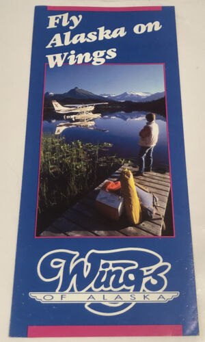 Vintage Wings Of Alaska Brochure  Sightseeing Tours BRO11 - £6.00 GBP