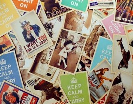 Lot of 32 Old Memories Forever Second World War Poster Vintage Postcards - £5.51 GBP