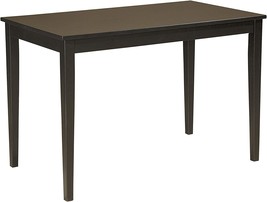 Signature Design by Ashley Kimonte Rectangular Dining Room Table, Black - £93.49 GBP