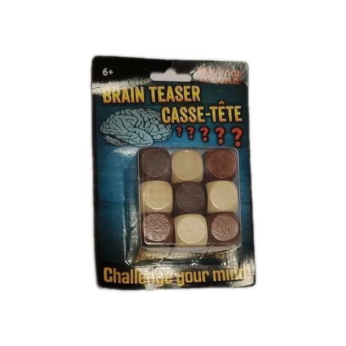 3D PUZZLE SMART BRAIN TEASER CASSE-TETE?? Challenge Your Mind Real Wood Brandnew Item image 2